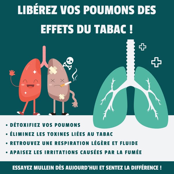 Gouttes pour les poumons à la molène (CFQ)