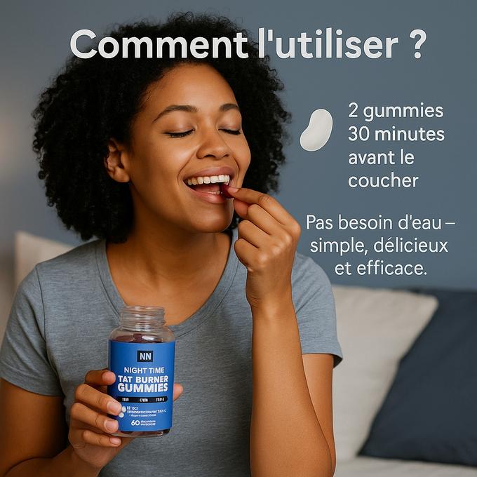 Gummies Brûleur de Graisses Nocturne (CFQ)