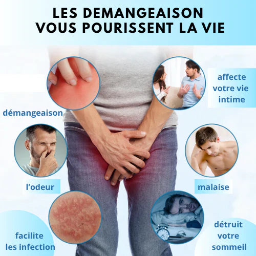Crème anti-démangeaisons Antibactérienne élimine Les Odeurs à Base de Plantes