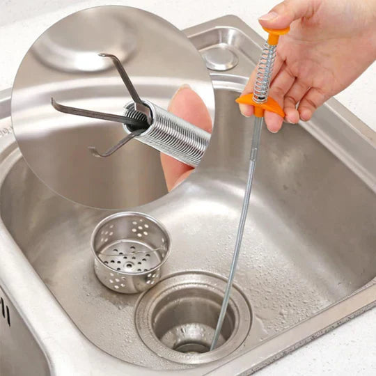 Pince Déboucheur Flexibles Et Solide Pour Nettoyage D'évier De Cuisine, Salle De Bain, Baignoire, Toilettes