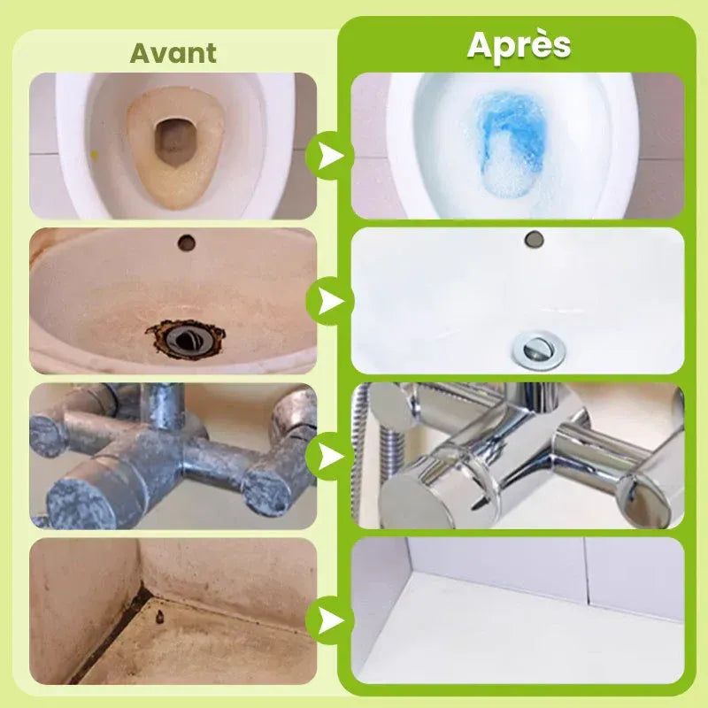 300ML Spray de Nettoyage Multi-usages à l'Acide Oxalique pour Éliminer les Taches