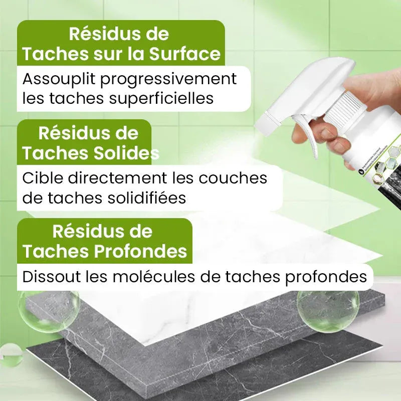 300ML Spray de Nettoyage Multi-usages à l'Acide Oxalique pour Éliminer les Taches