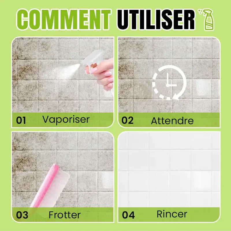 300ML Spray de Nettoyage Multi-usages à l'Acide Oxalique pour Éliminer les Taches