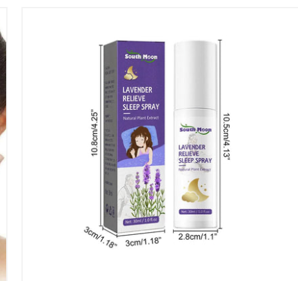 Spray d'oreiller relaxant à la lavande