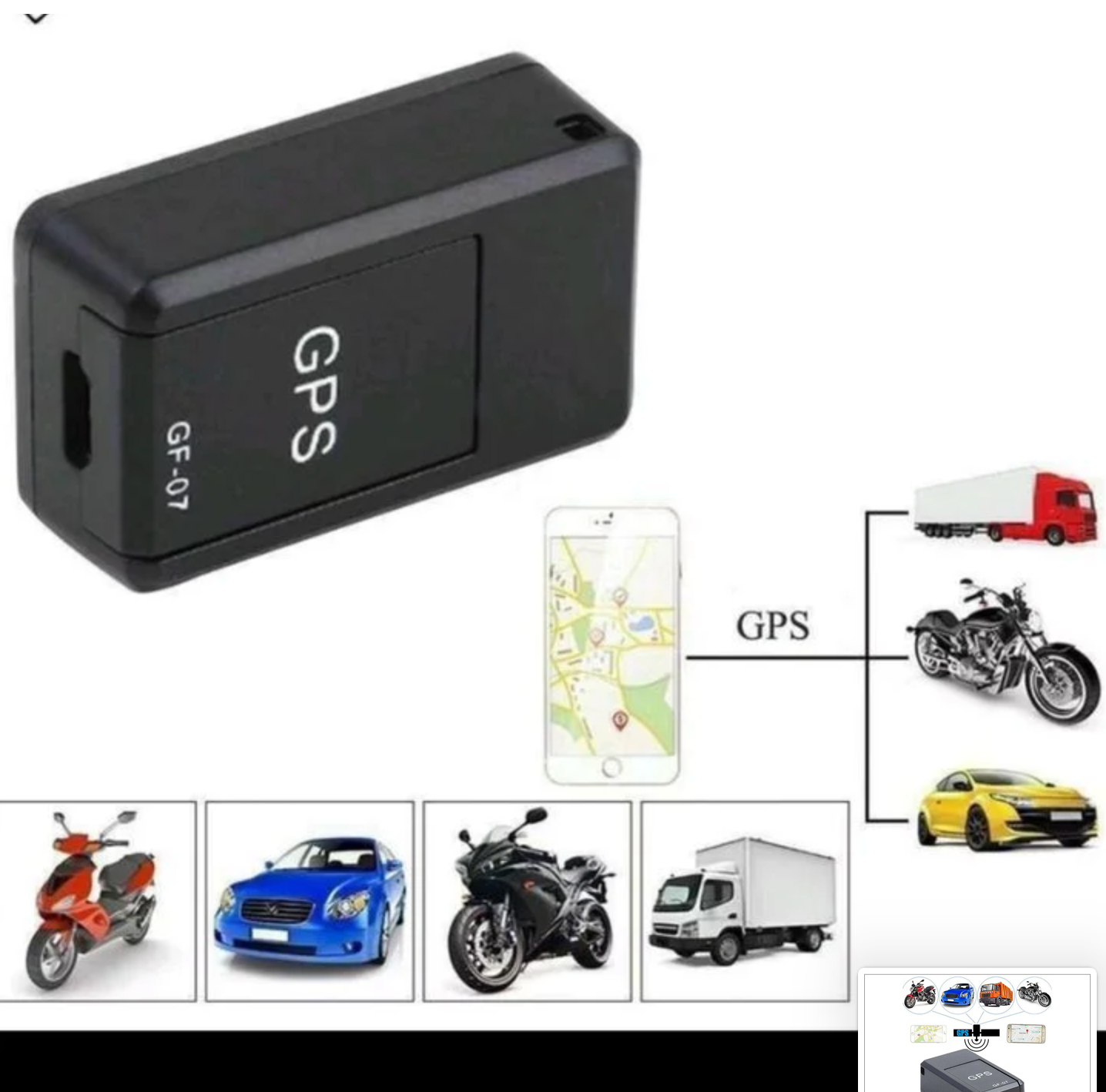 GPS PUISSANT SUIVI MAGNÉTIQUE DU VÉHICULE DE VOITURE ANTI-PERTE