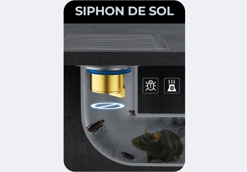 Pack De 2 Bouchons (1 acheté = 1 offert) Anti-Odeur Pour Toilettes, Prévention Des Insectes Et Désodorisation