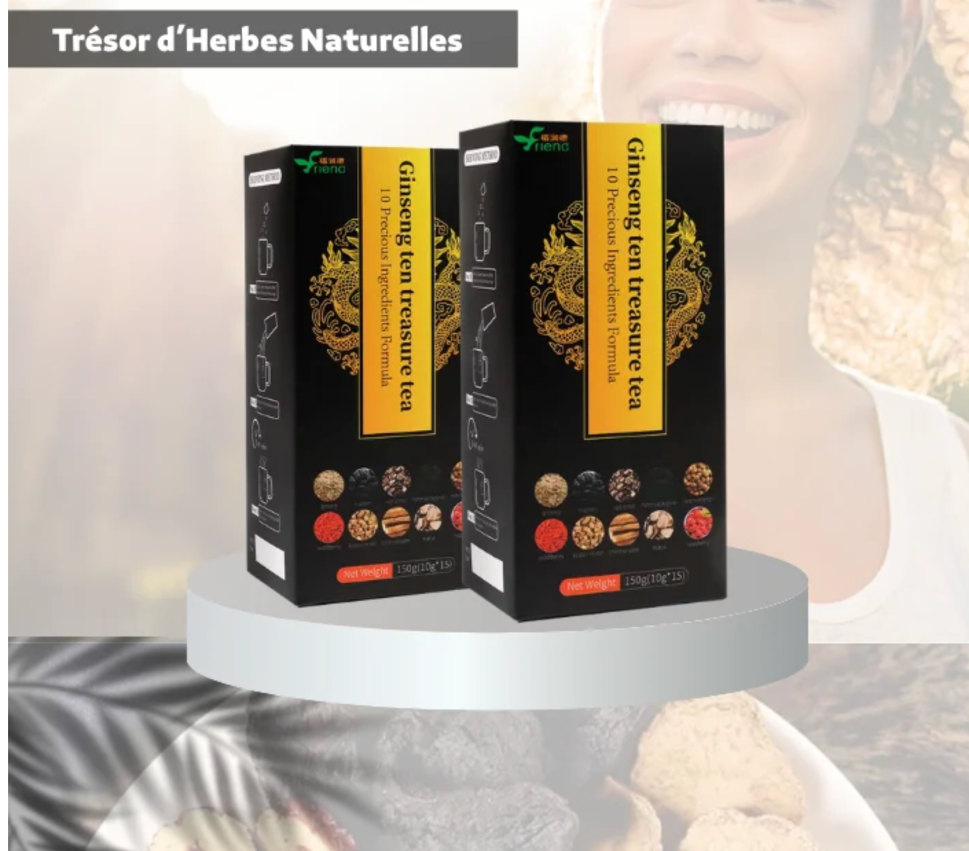 THÉ GINSENG TEN TREASURES TEA (CFQ)