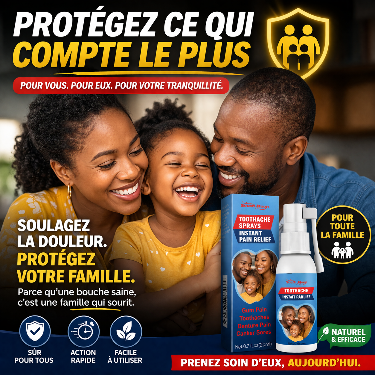 FINI LES DOULEURS DENTAIRES INSUPPORTABLES EN QUELQUES SECONDES (CFQ)