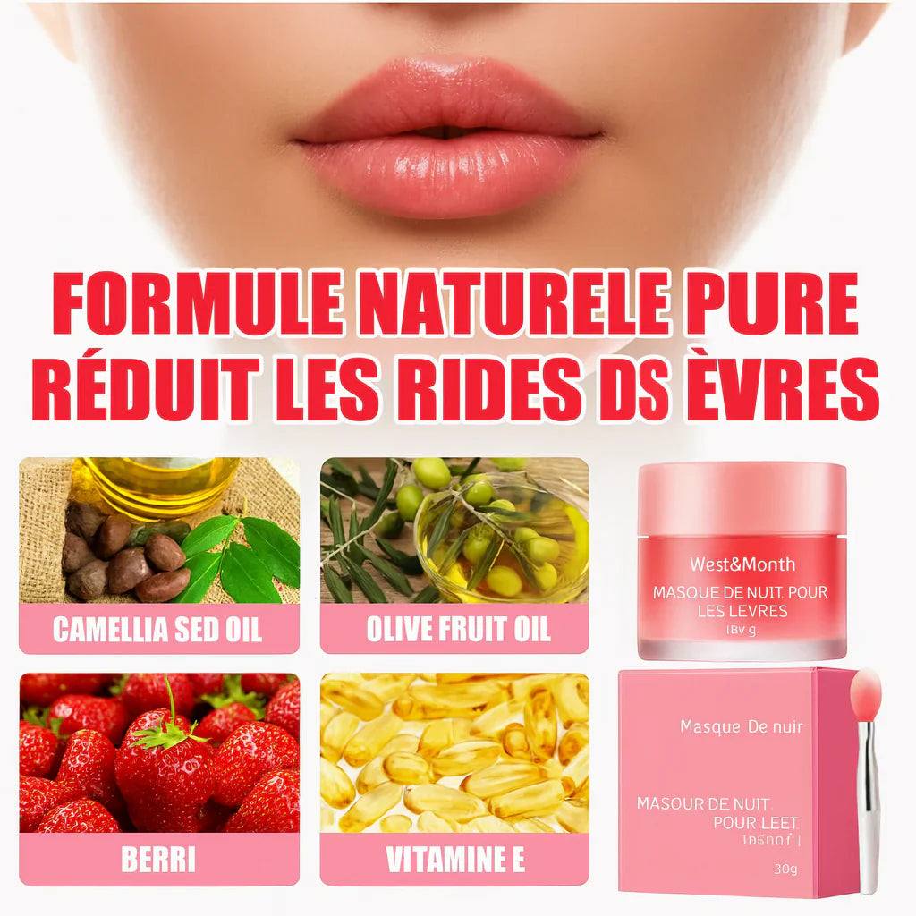 Masque de nuit pour les lèvres