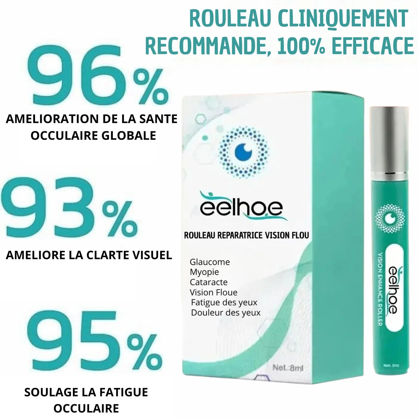 Rouleau d'Amélioration de la Vision – Soin Naturel pour Vos Yeux