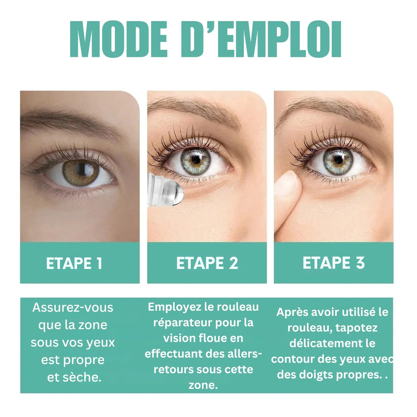 Rouleau d'Amélioration de la Vision – Soin Naturel pour Vos Yeux
