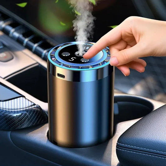 Diffuseur intelligent pour voiture avec modes lumière, vaporisation et commande vocale